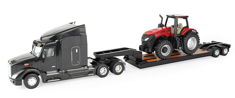 Ertl 47369 1:32 Peterbilt 579 with Trailer & Case IH AFS Connect Magnum Tractor