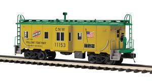 MTH 20-91642 O Chicago North Western Bay-Window Caboose #11153