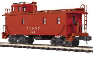 MTH 20-91689 O Santa Fe Premier Steel Caboose Car #1954