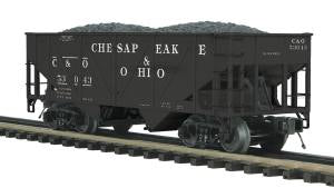 MTH 20-97938 O Chesapeake & Ohio Premier 34' Composite Hopper Car
