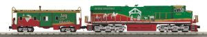 MTH 30-20758-1 Christmas ES44AC Diesel & Caboose w/Proto Sound 3.0 #1225
