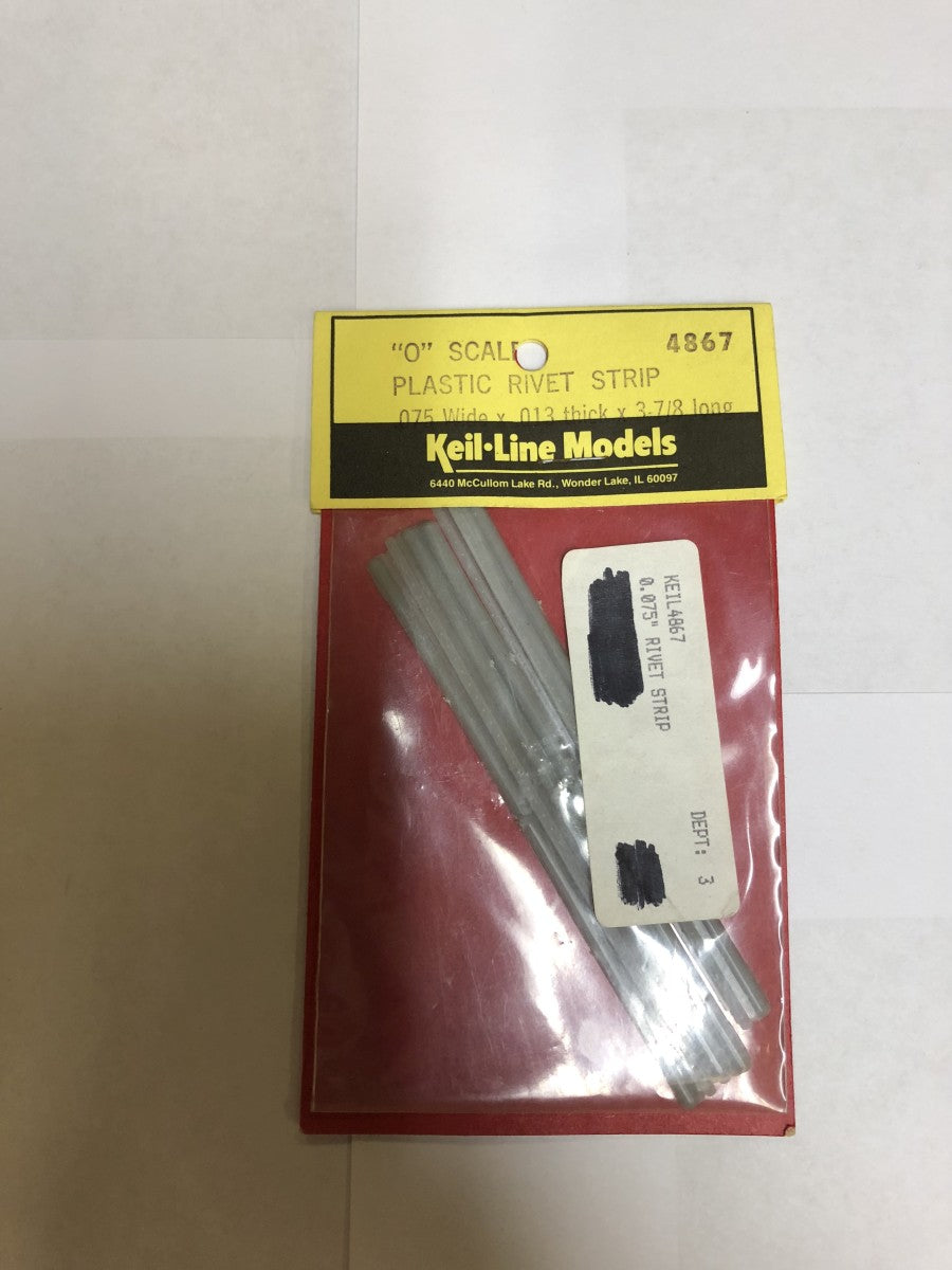 Keil-Line Products 4867 O Rivet Strip .075" Wide (6)