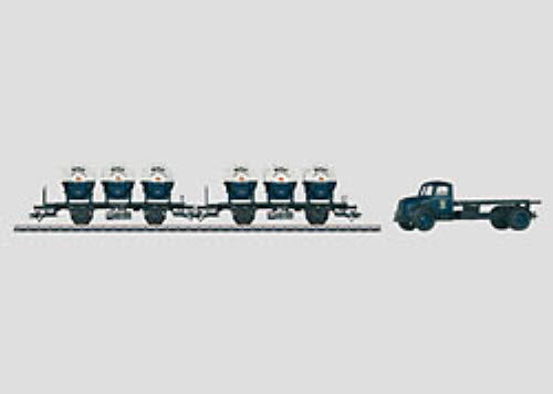 Marklin 48947 HO Scale Container Transport Car Set w/ Truck