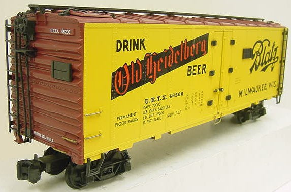 Aristo-Craft 46206 G Scale Blatz Beer Refrigerator Car