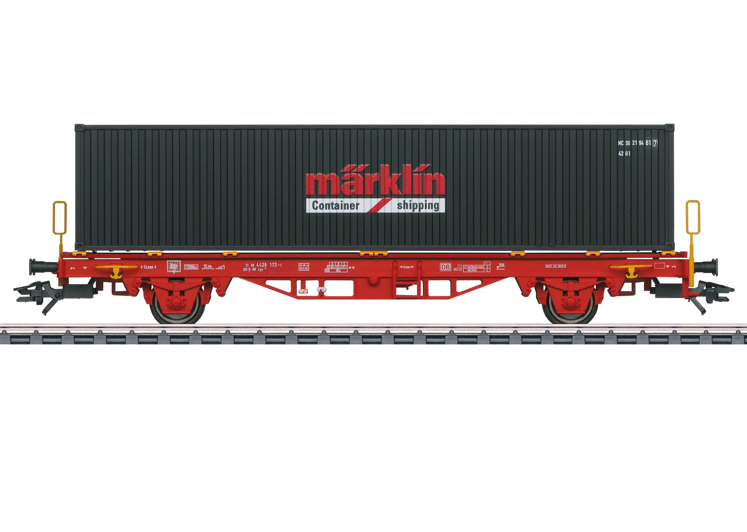 Marklin 47583 HO DB AG Marklin Stores Lgs 580 2-Axle Container Transport Car