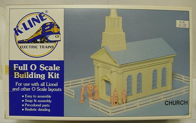 K-Line K4110 O Church Plastic Building Kit