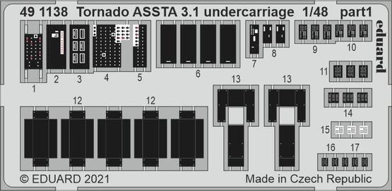 Eduard 491138 1:48 Tornado ASSTA 3.1 Undercarriage for Revell Aircraft Kit Parts