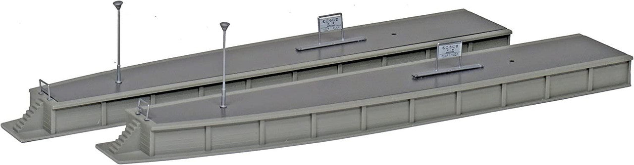 Kato 23-176 N Assembled Island Platform End Type C Left & Right