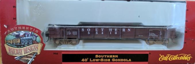 Ertl 4982 HO Scale Southern 40' Low Side Gondola # 55410