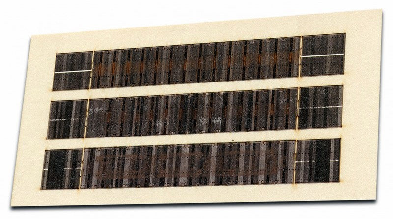 Micro-Trains 49945003 N Weathered Deck Bulkhead Flatcar Set #2 (Pack of 3)
