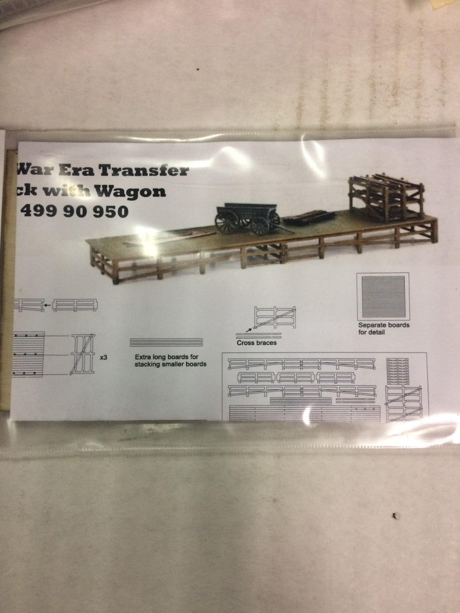 Micro-Trains 49990950 N Civil War Era Transfer Dock Laser Wood Building Kit