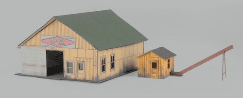 Micro-Trains 49990968 N Feed & Grain Retail Store Laser Cut Wood Kit