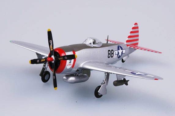 Easy Models 37290 1:72 Assembled 527th FS Republic P-47D Thunderbolt Aircraft