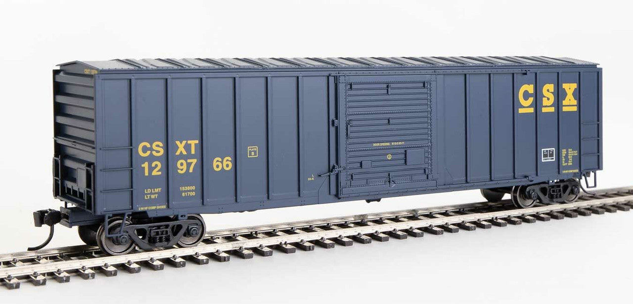 Walthers 910-1856 HO CSX Transportation RTR 50' ACF Exterior-Post Boxcar #129766