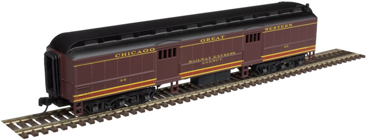Atlas 50005083 N Chicago Great Western Trainman ACF 60' Baggage Car #48