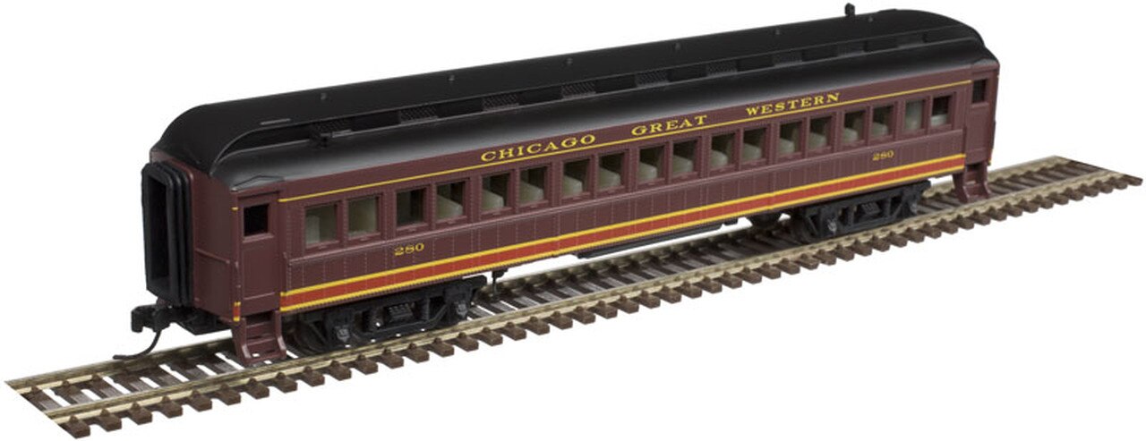 Atlas 50005105 N Chicago Great Western Trainman ACF 60' Passenger Coach #275