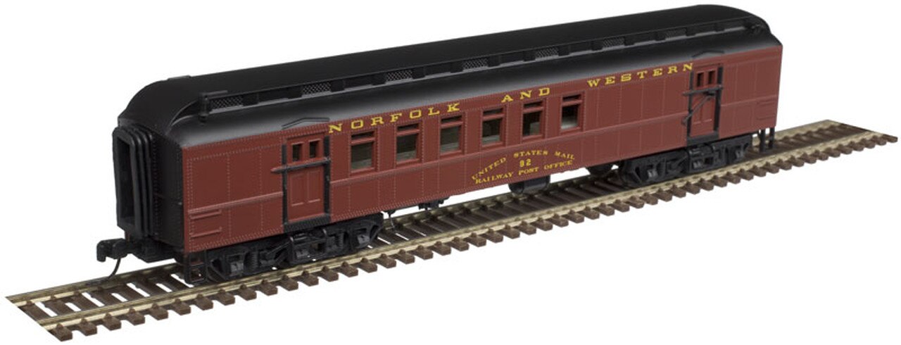 Atlas 50005093 N Norfolk and Western Trainman ACF 60' RPO Car #90