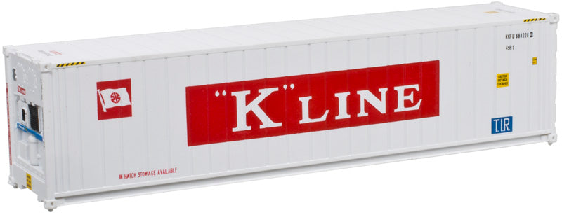 Atlas 50005353 N K-Line 40' Refrigerated Container Set #1 (Set of 3)