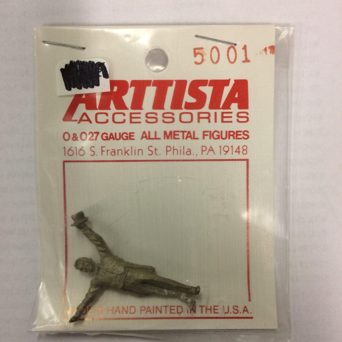 Arttista 5001 Circus Ringmaster Pewter Figure Unpainted
