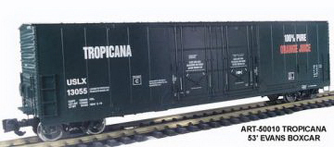 Aristo-Craft 50010P G Tropicana 53' Evans Boxcar #13055