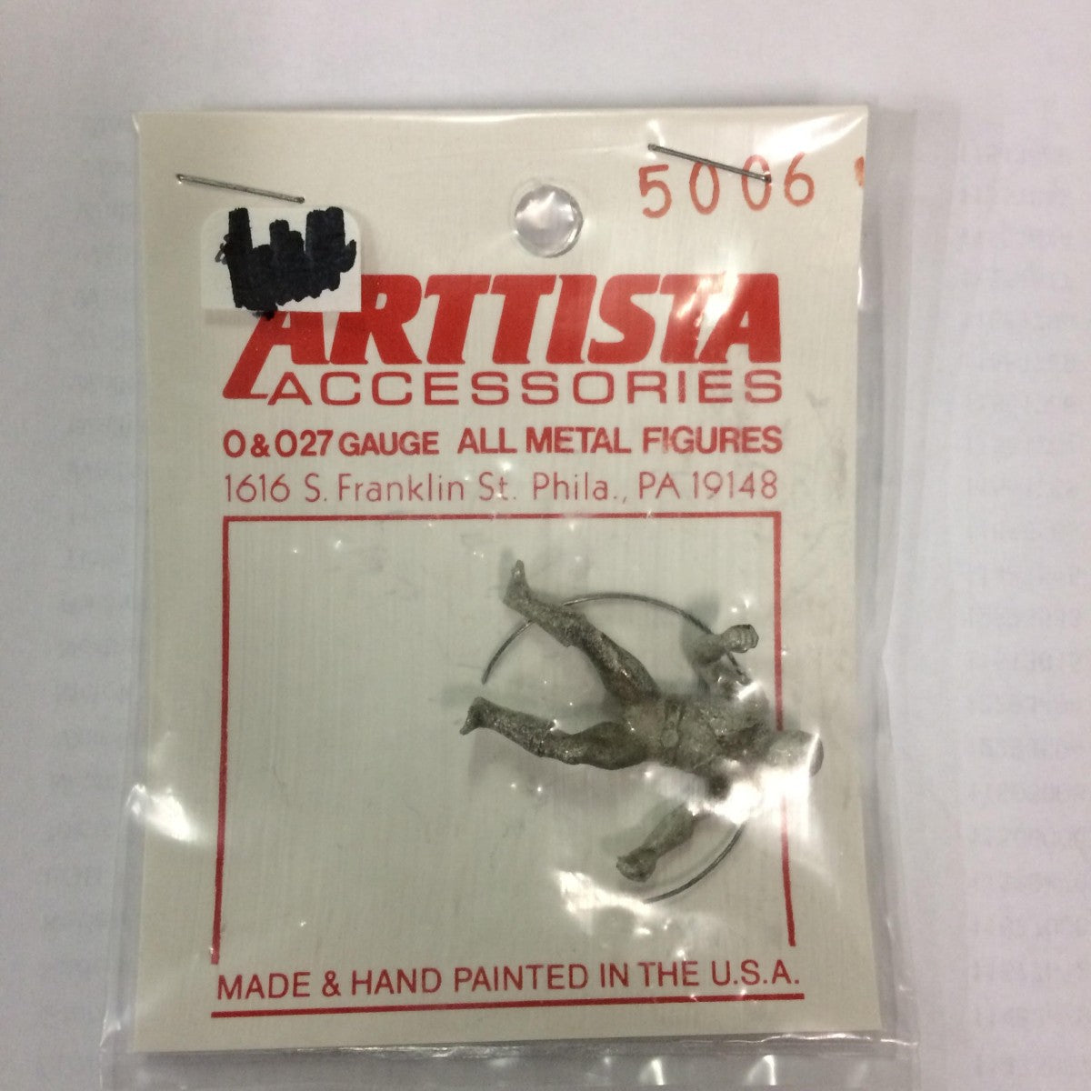 Arttista 5006 Circus Lion Tamer Pewter Figure Unpainted