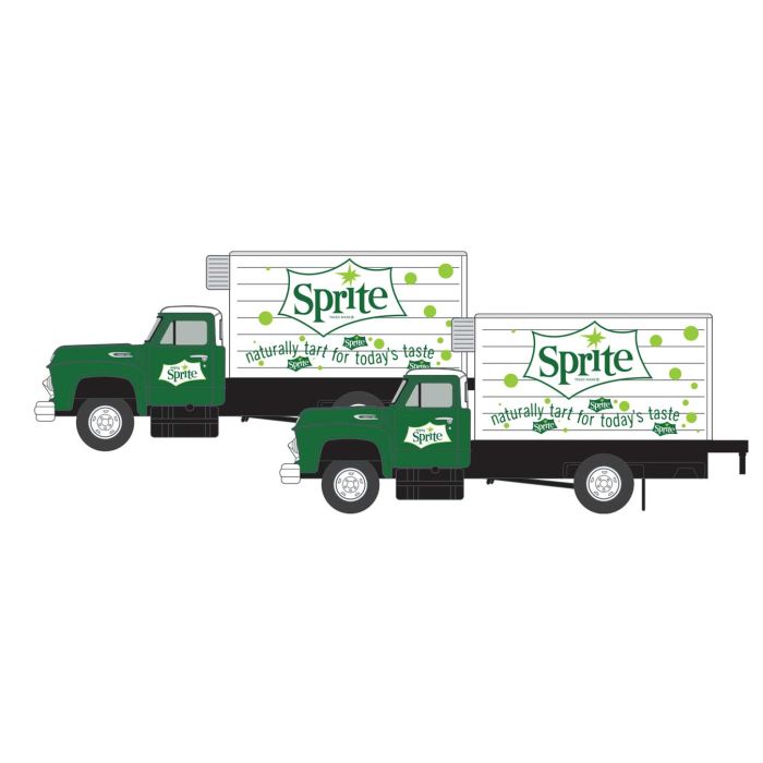 Classic Metal Works 50439 N Sprite 1954 Ford Refrigerated Box Truck (Pack of 2)