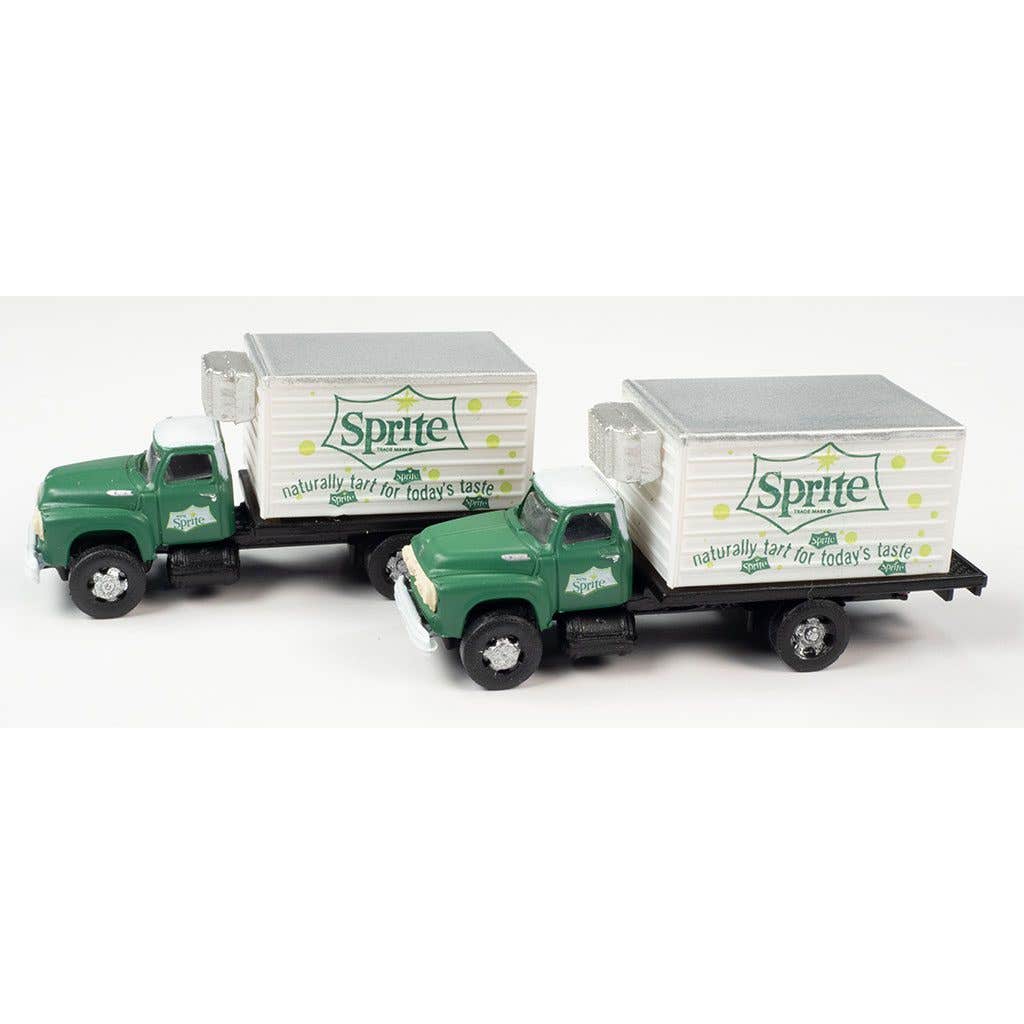 Classic Metal Works 50439 N Sprite 1954 Ford Refrigerated Box Truck (Pack of 2)