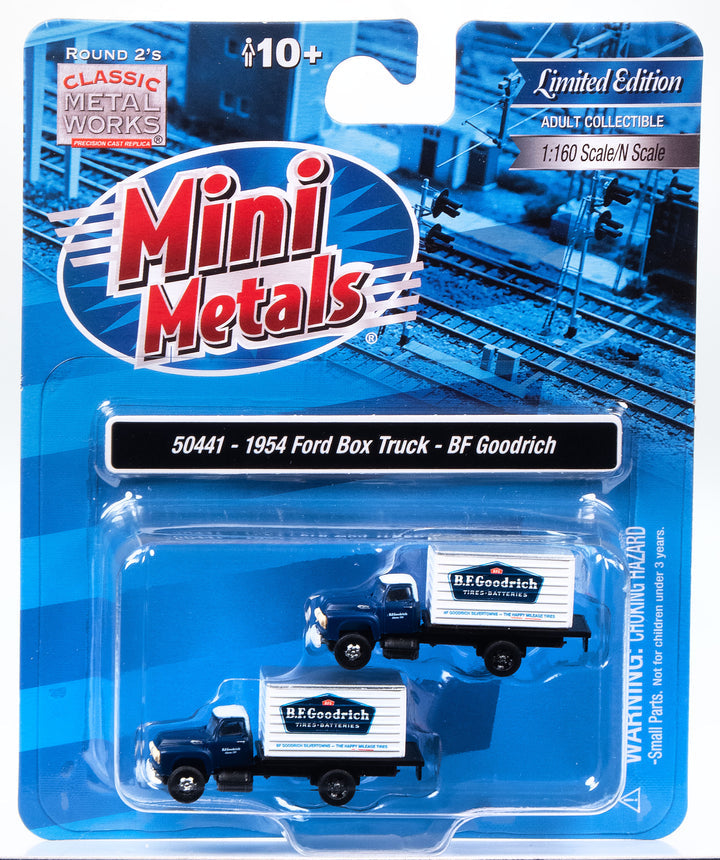 Classic Metal Works 50441 N BF Goodrich 1954 Ford Box Truck (Pack of 2)