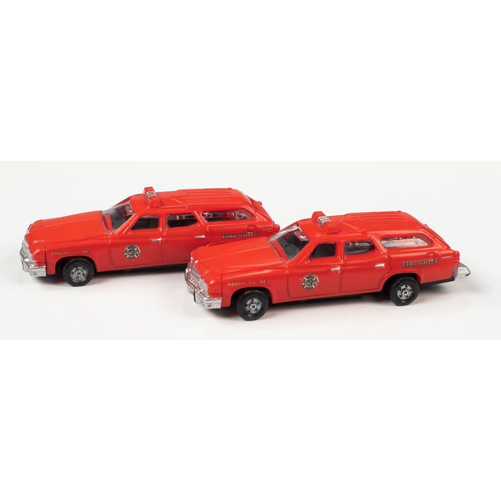 Classic Metal Works 50445 N Fire Chief 1974 Buick Estate Wagon (Pack of 2)