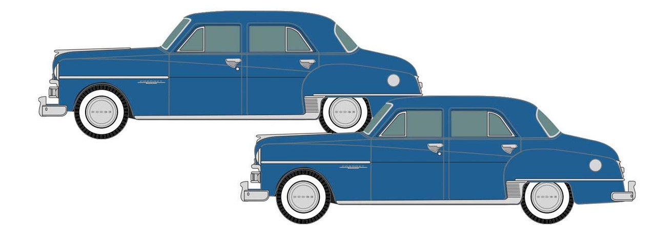 Classic Metal Works 50446 N La Plata Blue 1950 Dodge Coronet (Pack of 2)