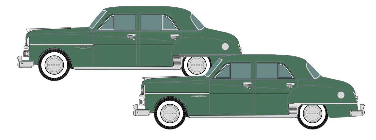Classic Metal Works 50447 N Gypsy Green Metallic 1950 Dodge Coronet (Pack of 2)