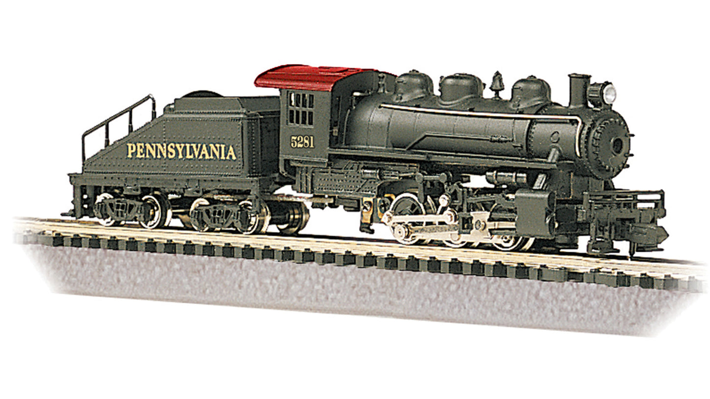 Bachmann 50553 N PRR USRA 0-6-0 Switcher Steam Locomotive & Tender #5281
