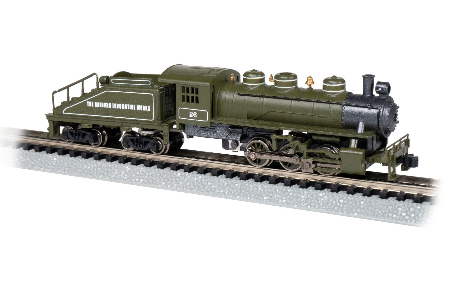 Bachmann 50554 N Baldwin Loco Works USRA 0-6-0 Switcher Steam Locomotive #26