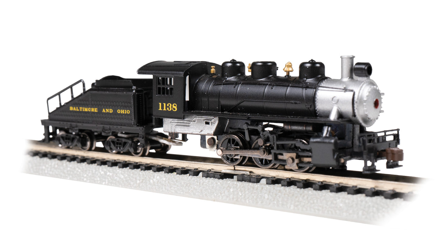 Bachmann 50555 N B&O USRA 0-6-0 Steam Locomotive & Slope Tender #1138