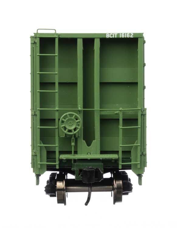 Walthers 920-104342 HO BC Rail 50' CC&F Bulkhead Flatcar RTR BCIT #16162