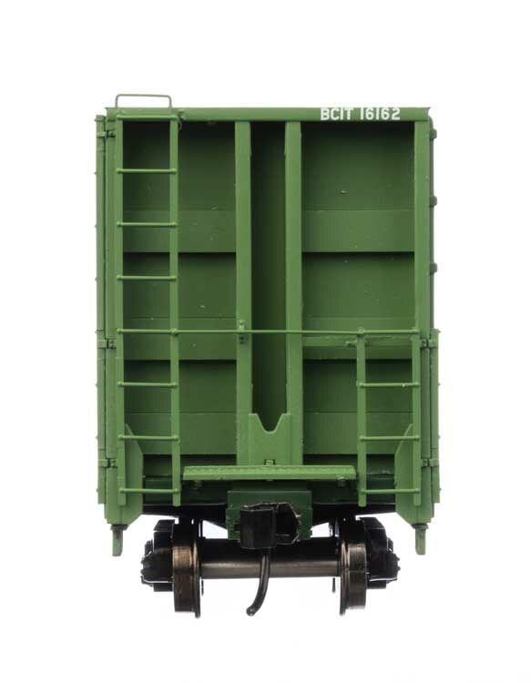 Walthers 920-104342 HO BC Rail 50' CC&F Bulkhead Flatcar RTR BCIT #16162