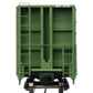 Walthers 920-104343 HO BC Rail 50' CC&F Bulkhead Flatcar RTR BCIT #16325