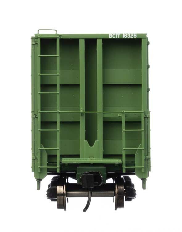 Walthers 920-104343 HO BC Rail 50' CC&F Bulkhead Flatcar RTR BCIT #16325