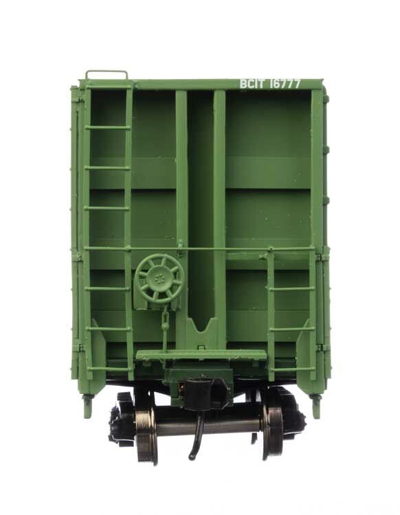 Walthers 920-104344 HO BC Rail 50' CC&F Bulkhead Flatcar RTR BCIT #16777