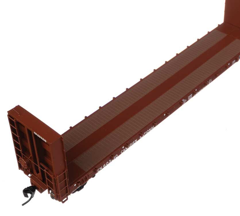 Walthers 920-104350 HO Canadian National 50' CC&F Bulkhead Flatcar RTR #603210
