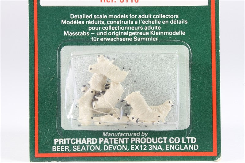 Peco 5110 HO Sheep & Lambs Figures (Set of 12)