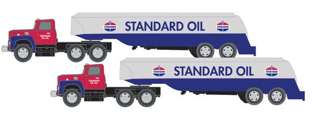 Classic Metal Works 51206 N Chevron IH R-190 Tractor/Tanker (Pack of 2)