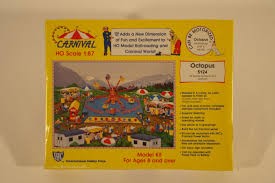 IHC 5124 HO Scale Carnival World Octopus Building Kit
