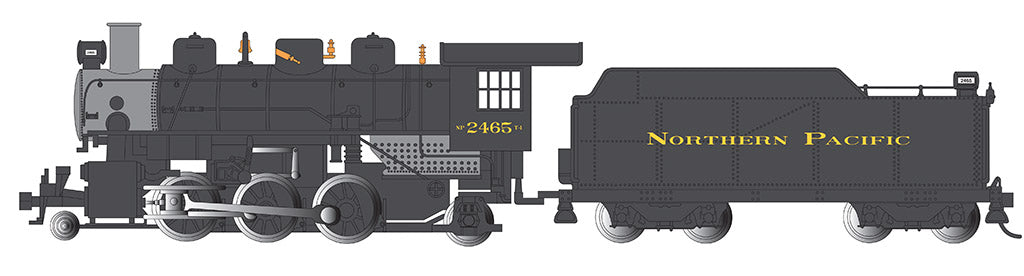 Bachmann 51507 HO Northern Pacific 2-6-2 Prairie Steam Locomotive #2465