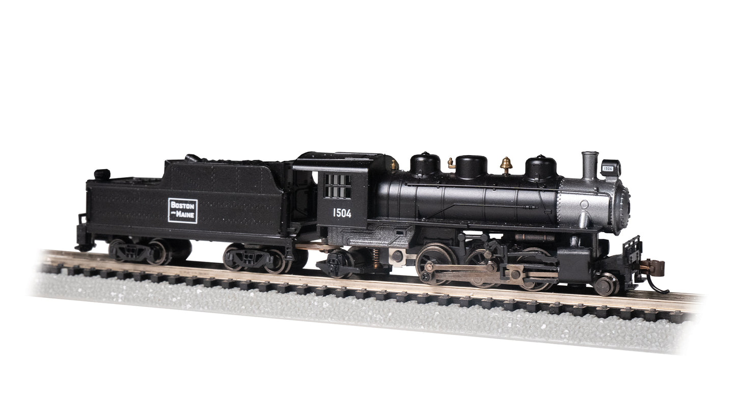 Bachmann 51559 N Boston and Maine Prairie 2-6-2 Steam Locomotive & Tender #1504