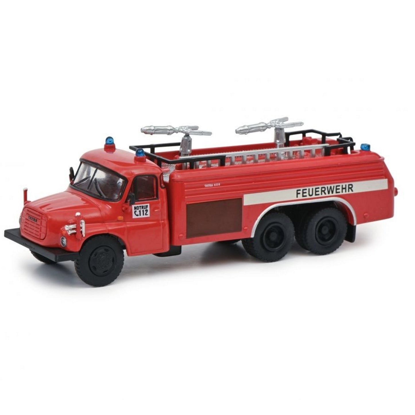 Schuco 452663200 1:87 Red Feuerwehr Tatra T148 Fire Truck Diecast Model