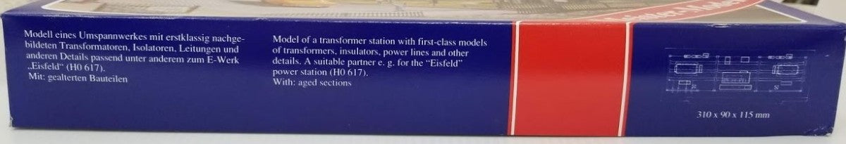 Pola 618 HO Eisfield Transformer Station Building Kit