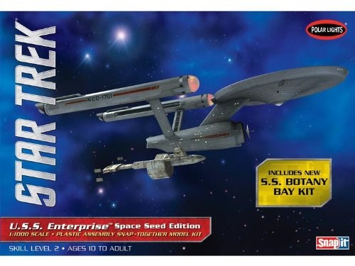 Polar Lights 908 1:1000 Star Trek Space Speed Edition Spacecraft Kit