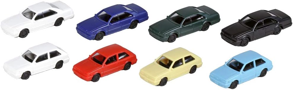 Kato 23-520 N Painted/Unlettered 1990s Nissan Vehicle (Pack of 8)