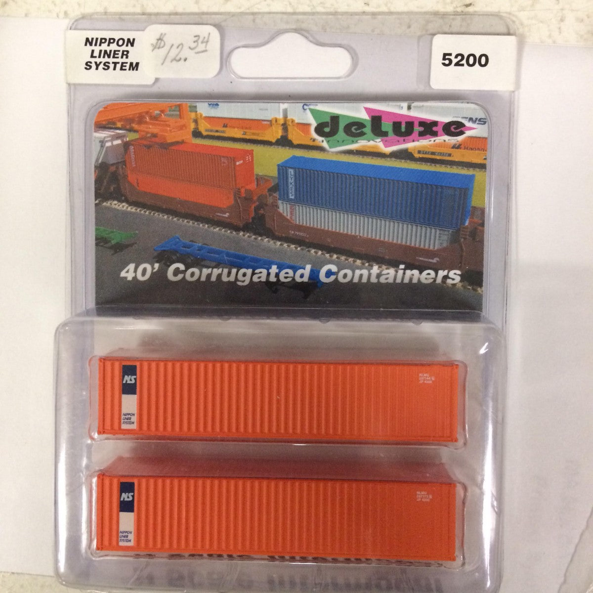 Deluxe Innovations 5200 N 40'' Corrugated Container NS Intermodal (Pack of 2)